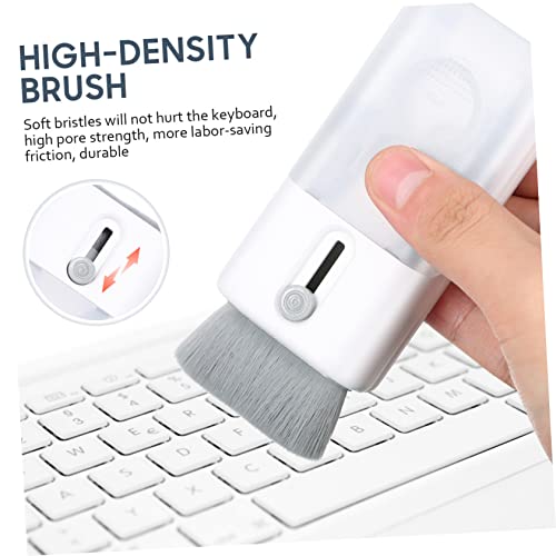 NUOBESTY 2sets Electronic Cleaning Tools Kit Cleaning Brush Pen Wiper Key Cap Buckle Spray Bottle for Headphones Keyboards Laptops and Phones