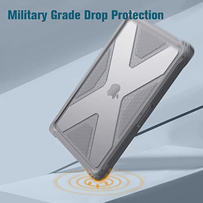 Fintie Case for MacBook Pro 14 Inch A3426 A3427 A3434 A3401 A3185 A3112 A2992 A2918 A2779 A2442 with M5 M4 M3 M2 M1 Chip (2021-2026) - Heavy Duty Rugged Hard Shell Cover, Gray - color: Gray