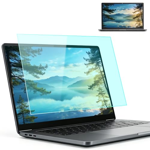 2-Pack 14 Inch 16:10 Laptop Anti Blue Light Screen Protector, Matte Anti Glare Film UV Blocking Protector Compatible with 14''(1920x1200P) HP, Acer, Asus, Lenovo, Dell, Samsung, Thinkpad - size: 14 inch 16:10 laptops