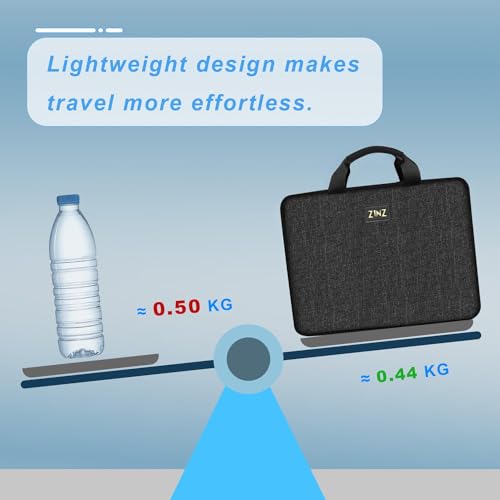 Laptop Case 15 15.6 16 inch Sleeve, Expandable Computer Hand Bag with Multi-pockets Compatible with MacBook Pro 16 inch M4/M3/M2/M1, MacBook Air/Pro 15 inch and 15-16 inch Notebooks，B04K01