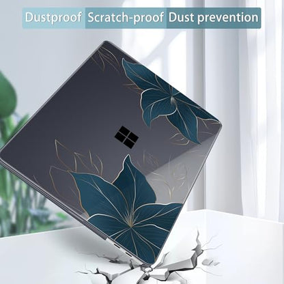 Mektron Printed Case for 2025 Microsoft Surface Laptop Windows 11 Copilot+ PC Surface Laptop 13 inch Touchscreen Display Cover Fits Model 2095, Floral C348 - color: Floral C348
