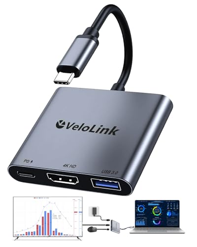 Usbc to hdmi Adapter,hdmi to USB c with 100W PD & USB 3.0,4K HDMI to Typec Adapter, USB C Hub Multiport AV Converter Compatible with MacBook,Laptops, iPhone,PC, Nintendo Switch - color: DarkGray 4K30