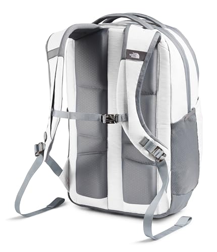 The North Face Women's Vault Everyday Laptop Backpack - Commuter Travel Bag, Water-Repellent, Spacious Main Compartment, TNF White Metallic Mélange/Mid Grey-NPF, One Size - color: Tnf White Metallic Mélange/Mid Grey-npf