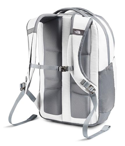 The North Face Women's Vault Everyday Laptop Backpack - Commuter Travel Bag, Water-Repellent, Spacious Main Compartment, TNF White Metallic Mélange/Mid Grey-NPF, One Size - color: Tnf White Metallic Mélange/Mid Grey-npf