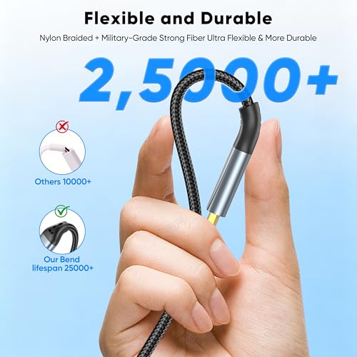 USB C to HDMI Cable for Home Office 10FT（4K@60Hz） High-Speed HDMI 2.0 Braided Cord, Thunderbolt 3/4 Compatible for MacBook, iPhone 15/16 Pro/Max,iPad Pro,iMac,Galaxy S8-S25 - size: 10FT