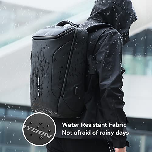 MARK RYDEN Business Backpack for Men, Waterproof High Tech Backpack with Sport Car Shape Design and USB Charging Port, Travel Laptop Backpack Fits 17.3 Inch Notebook (YKK-2 Pockets) | Waterproof Tech Backpack with USB Charging Port, Professional Work Back