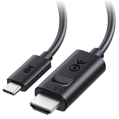 Cable Matters Unidirectional USB C to HDMI 2.1 Cable, 3ft, Black | 4K@240Hz / 8K@60Hz HDR, Max 4K@60Hz on macOS, Thunderbolt 5/4 and USB4 Compatible, for MacBook Pro/XPS/ThinkPad - size: 3 Feet