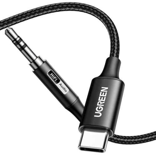 UGREEN USB C to Aux Cable Adapter Type C 3.5mm Male Stereo Audio Cord 10FT | 32bit 384kHz HiFi DAC, For Car Aux, Braided Headphone Cable, Compatible with iPhone 17 16 Pro Max Galaxy S26 Ultra Pixel 10 - size: 10FT