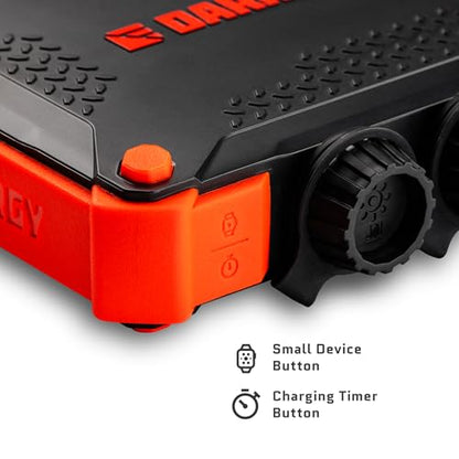 Dark Energy Poseidon XL Indestructible Portable Charger | 27,000 mAh High Capacity Power Bank | Fast Charging USB-C and USB-A Ports, IP68 Waterproof, Made for Outdoor Adventures Off The Grid