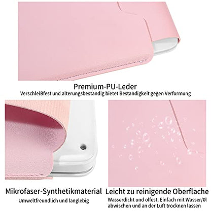 13.3-14" Laptop Sleeve, Padded Laptop Case, Thin Portable Case Bag - Compatible with 2022 Pro 14 inch/2015 Pro 13.3 inch/2015 Air 13.3 inch (Light Pink) - color: Light pink