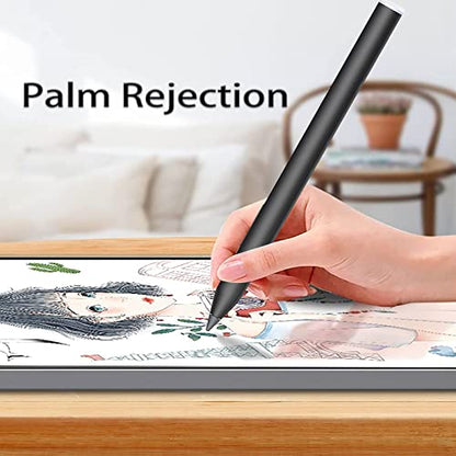 MPP 2.0 Tilt Stylus Pen for HP Active Rechargeable Tilt Pen MPP 2,Black | Compatible HP Omnibook X Flip/Envy X360/Pavilion X360/Specter X360 Magnetic Barrel, with 4096 Levels Pressure&Erase Function - color: Black