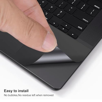 Palm Rest Cover Skin Compatible with 2026 2025-2023 MacBook Pro 16 Inch M5 M4 M3 A3428 A3429 A3403 A3186 A2991 Trackpad Protector Touch Pad Cover Skin, MacBook Pro 16" Accessories, Space Black - size: 2023+ MacBook Pro 16" M4 M3(Black)
