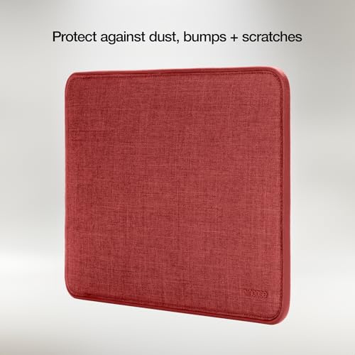 Incase ICON Sleeve with Woolenex - MacBook Air 13 inch M1, 2020, 2019, 2018 & MacBook Pro 13 inch 2019, 2018, 2017, 2016 Case - Fitted MacBook Case, Laptop Sleeve, Hard Cover, Durable (Red Clay) - color: Red Clay