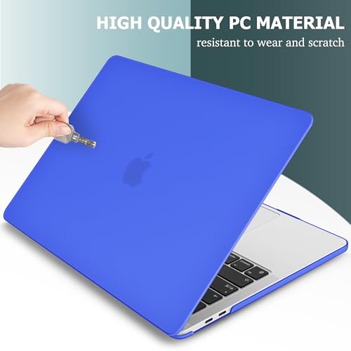 May Chen for MacBook Pro 16 Inch 2019 Release Model:A2141,Smooth Matte Hard Shell Case Cover Screen Protector & Keyboard Cover for MacBook Pro 16 Retina with Touch ID & Touch Bar - Dark Blue - color: Dark blue