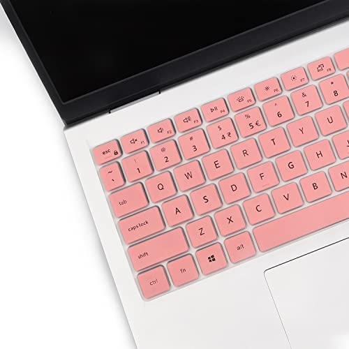 Keyboard Cover for 2022 2021 Dell Inspiron 15 3510 3511 3515 3525 5510 5515 5518 7510, Inspiron 16 7610, Dell Vostro 15 5510, Latitude 3520, Dell Inspiron 15 16 3000 5000 7000 US Keyboard Cover-Pink - color: Pink