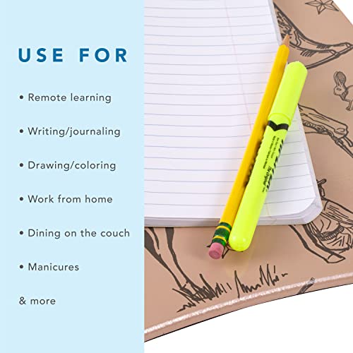 LAPGEAR MyStyle Portable Lap Desk with Cushion - Western - Fits up to 15.6 Inch Laptops - Style No. 45371 - color: Western