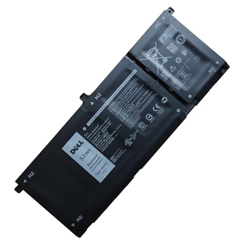 DELL H5CKD Battery for Dell Latitude 3410 3510, Inspiron 5300 5401 5408 5409 5501 5508 5509 5400 5406, Inspiron 7306 7405 2-in-1, Vostro 5300 5301 5401 5501 5402 P129G 7T8CD 07T8CD TXD03 53Wh 15V