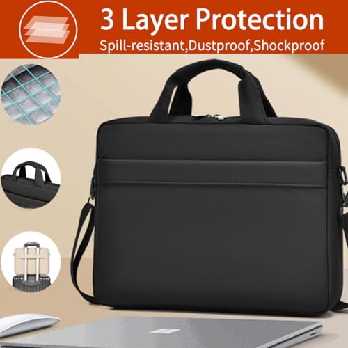 CAAORDKSO Acer Laptop Case 15.6 inch, 16 Inch Laptop Sleeve Computer Cover Compatible with Lenovo IdeaPad 15.6” HP Dell Asus Notebook, Acer Aspire 1/3/5 15.6", HP Pavilion/Envy 15.6", LG gram, Black - color: Black, size: 15.6-16 Inch