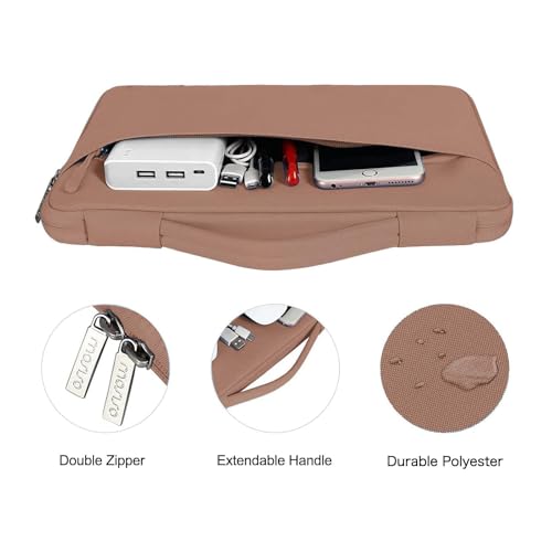 MOSISO Compatible with MacBook Pro 14 inch Case M5 2026 M4 M3 M2 M1 2025-2021 A3427 A3426 A3434 A3112 A3185 A3401 A2918 A2992 A2779 A2442, Case&Bag&Keyboard Skin&Webcam Cover&ScreenFilm, Caramel Brown - color: Caramel Brown