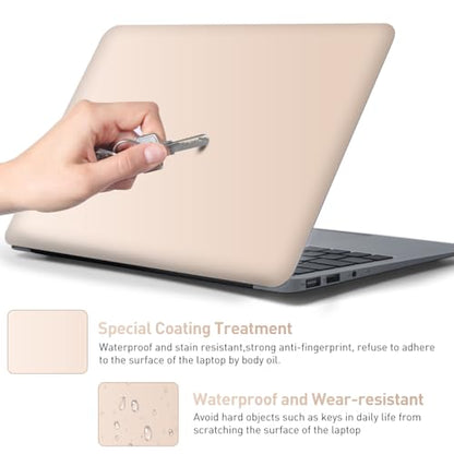 15-15.6 inches Netbook Laptop Skin Sticker Decal Reusable Cover Protector for 11.6 12 13 13.3 14 15 15.4 Notebook Chromebook Easy to Apply and Remove, Scratch-Resistant Waterproof I Gradient Nude - color: Gradient Nude