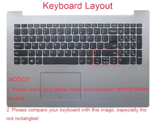 YYubao Keyboard Skin Compatible with 2018 Flagship Lenovo ideapad 320 330 330s 15.6 inch & ideapad 520 15.6 inch Laptop & Compatible with Lenovo ideaPad 320 330 17.3 inch Laptop - Clear - color: Compatible with Ideapad 320 330 15.6