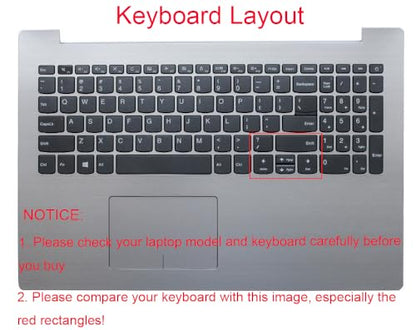 YYubao Keyboard Skin Compatible with 2018 Flagship Lenovo ideapad 320 330 330s 15.6 inch & ideapad 520 15.6 inch Laptop & Compatible with Lenovo ideaPad 320 330 17.3 inch Laptop - Clear - color: Compatible with Ideapad 320 330 15.6