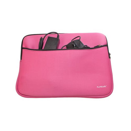 13-inch Soft Neoprene Sleeve Case for MacBook & UltraBook Laptop (Built-in External Pocket) - Blue