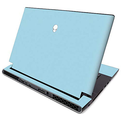 MightySkins Skin for Alienware Solid Baby Blue | Protective, Durable, and Unique Vinyl Decal Wrap Cover | Easy to Apply, Remove, and Change Styles | Made in The USA (ALWM15R219-Solid Baby Blue) - color: Solid Baby Blue