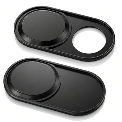 2-Pack Computer Camera Cover Slide, Black | 0.08 Inch Thin Laptop Slide Cover, Webcam Privacy Safe for Computer Mobile Phones