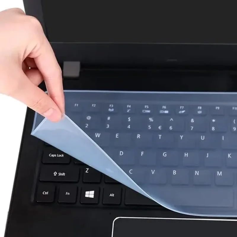 10Inch Transparent Silicone Dustproof Keyboard Film for Laptop Notebook MacBook Waterproof Clear Keypad Protector Cover - color: 8-10 Inch