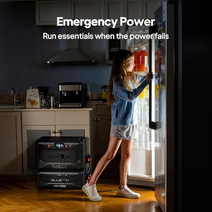 BLUETTI B300K, 2764.8Wh LiFePO4 Battery Pack for Power Station Apex 300 | LiFePO4 Extra Battery Backup Solar Generator for Home, Emergency, Road Trip - style: ‎BLUETTI B300K for Apex 300