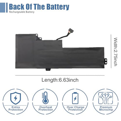 01AV421 T470 T480 Laptop Battery Replacement for Lenovo ThinkPad A475 A485 TP25 Series Notebook SB10K97578 01AV419 01AV420 01AV489 SB10K97576 SB10K97577 11.46V 24Wh 2095mAh 3-Cell - size: 9.80*3.58*0.33 inch 01AV421