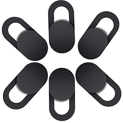 50Pcs Computer Camera Cover Slider, Webcam Cover Blocker Slider Slim 0.027 inch for MacBook Pro/iMac/Laptop/PC/iPad Pro (Black)