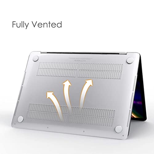 Fintie Hard Shell Case for MacBook Pro 13 Inch, Crystal Clear | A2338(M2 M1) A2251 A2289 A2159 A1989 A1706 A1708 (2016-2023) with/Without Touch Bar, Snap-On Cover, Lightweight - color: Crystal Clear, size: Pro 13 Inch