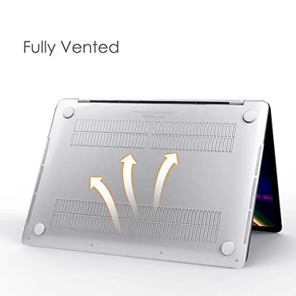 Fintie Hard Shell Case for MacBook Pro 13 Inch, Crystal Clear | A2338(M2 M1) A2251 A2289 A2159 A1989 A1706 A1708 (2016-2023) with/Without Touch Bar, Snap-On Cover, Lightweight - color: Crystal Clear, size: Pro 13 Inch