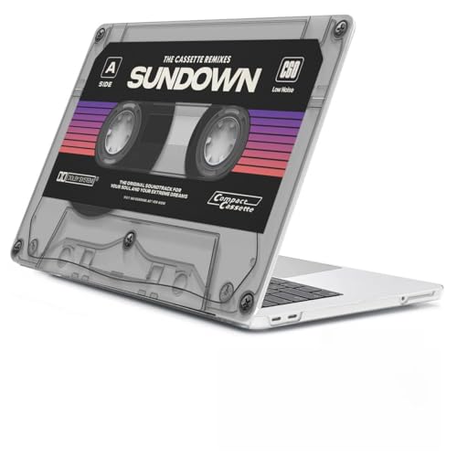 Compatible with MacBook Neo 13 inch Case 2026 Release A18 Pro Chip Model A3403 with Liquid Retina Display, Protective Hard Shell Case & Keyboard Cover&Screen Film&Webcam Cover, Cassette Tape - color: Cassette Tape