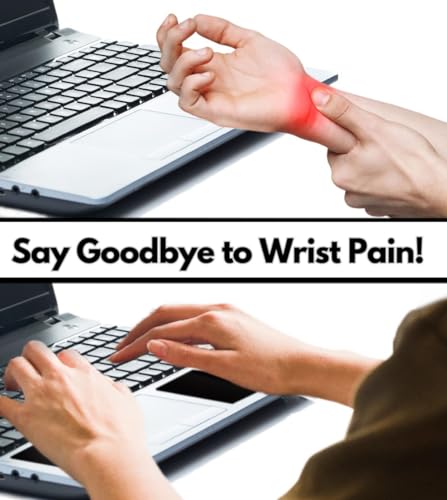 GRIFITI Small Slim Palm Pads Notebook Wrist Rest with Tacky Silicone Reposition Ergonomic Carpal Tunnel Resting Support for Computer MacBook & Laptop Keyboard Typing Pad (2 Small 3 x 2.75 inches) - size: Slim Small