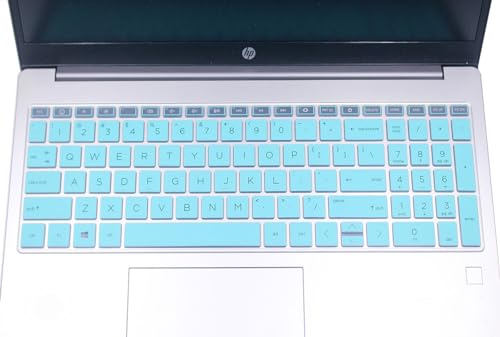Keyboard Skin Compatible for 15.6" HP Laptop 15-fc 15-fd 15t-fd 15z-fc Series, HP Pavilion 15 15-eg/eh/er 15t-eg200/eg300 15z-eh300 Series, HP Pavilion 17z 17z-cp000 17z-ca200 17-cn 17-cp Series (Mint - color: Mint