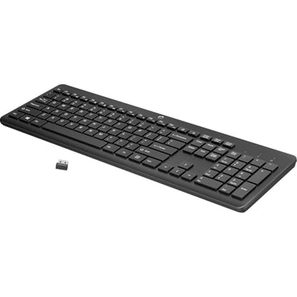 HP 230 Wireless Keyboard - Wireless Connection - Low-Profile, Quiet Design - Windows & Mac OS - Laptop, PC Compatible - Shortcut Keys & Number Pad - Long Battery Life (‎3L1E7AA#ABA),Black