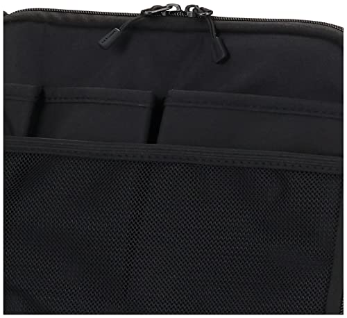 LIHITLAB Laptop Sleeve, Water & Stain Repellent, Vertical for Backpack, 13.4" x 9.8", Black (A7683-24) - color: Black, size: 13.4 x 9.8 inches, style: Vertical
