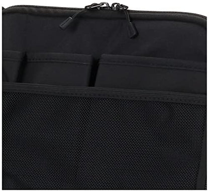 LIHITLAB Laptop Sleeve, Water & Stain Repellent, Vertical for Backpack, 13.4" x 9.8", Black (A7683-24) - color: Black, size: 13.4 x 9.8 inches, style: Vertical