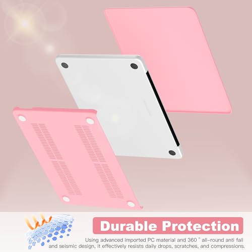 CISSOOK for MacBook Neo Case 13 inch 2026 Pink A3404 with A18 Pro Chip | 5in1 Set Hard Shell Case, A18 Pro Chip, Keyboard Cover, Screen Protector, Scratch Resistant, Ultra-Thin, for Office & Travel - color: Matte Pink