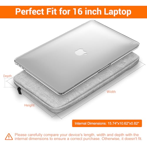 Laptop Sleeve Case Water-Resistant Protection Cover with Front Pocket Retractable Handle Computer Bag for 15.6 Inch Compatible with Laptop/Notebook/Tablet - size: Protect the inner liner