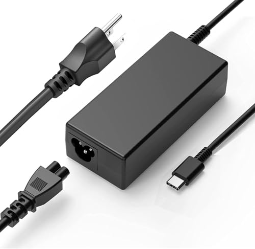 65W 45W USB-C Charger Fit for HP ProBook 440 G11, 445 G11, 450 G10, 460 G11 Laptop Power Adapter Supply Cord
