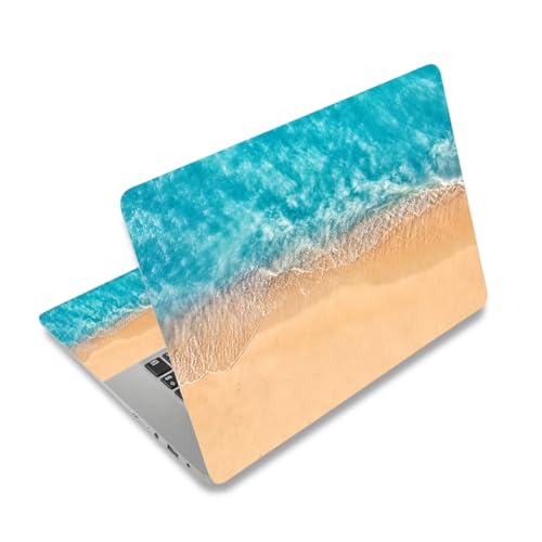 Laptop Notebook Skin Sticker Cover Decal, 12 13 13.3 14 15 15.4 15.6 inch Laptop Vinyl Skin Sticker Cover Art Protector Decal Universal, Beach - color: Beach
