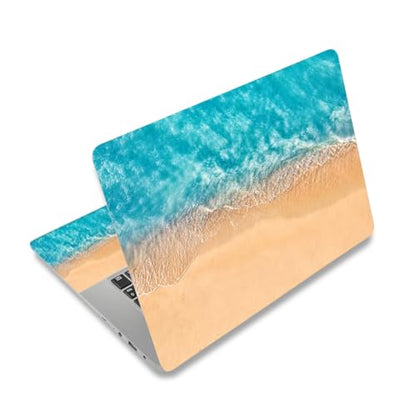 Laptop Notebook Skin Sticker Cover Decal, 12 13 13.3 14 15 15.4 15.6 inch Laptop Vinyl Skin Sticker Cover Art Protector Decal Universal, Beach - color: Beach