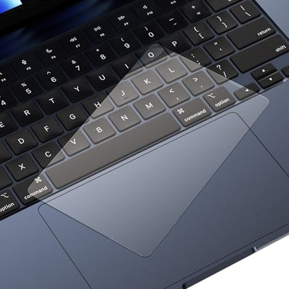 2 Pack MacBook Air 15 TrackPad Protector Cover for 2026-2023 MacBook Air 15.3 M5 M4 M3 M2 Chip A3448 A3241 A3114 A2941, Anti-Scratch Touch Pad Skin Accessories - size: 2026-2023 MacBook Air 15"