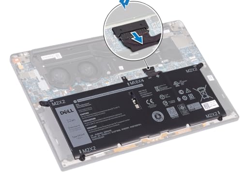 DELL DXGH8 7.6V 52Wh 4-Cell Battery For DELL XPS 13 9370 , XPS 13 9380,Inspiron 5390, Inspiron 5391, Inspiron 7390 2-in-1,Inspiron 7391 2-in-1,Inspiron 7490 ,Vostro 5390, Vostro 5391,Latitude 3301