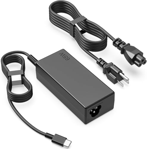 JEIBAO Universal 65W USB C Type C AC Adapter Laptop Charger Compatible with Lenovo ThinkPad X1 T14 T15 E14 E15 T480s T580s T490 E580 E590 Yoga 7i 9i C930 C940 S730 920 720 Chromebook C330 S330 - color: Black1