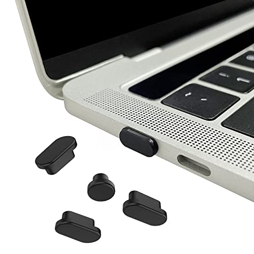 10 Pcs Dust Dirt Plugs Cover for MacBook Neo 13 inch 2026 & MacBook Pro 14" & MacBook Pro 16" & MacBook Air 13 inch & MacBook Pro 13", Silicone Dust Cups Set Port Plugs Cover